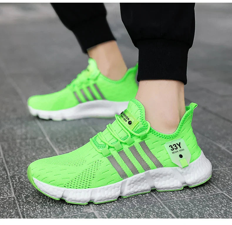 High Quality Summer Men Shoes Comfortable Sneakers Breathable Running Shoes for Men Mesh Tennis Sport Shoes