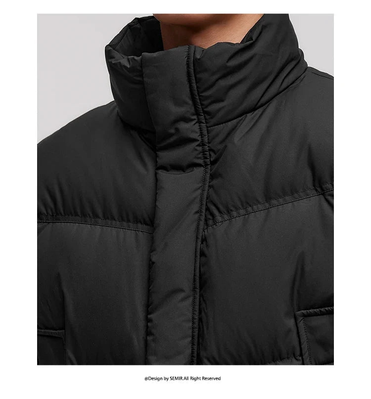 Down Vest Men 2025 Winter New Loose Waterproof Couple Matching Solid Versatile Outerwear