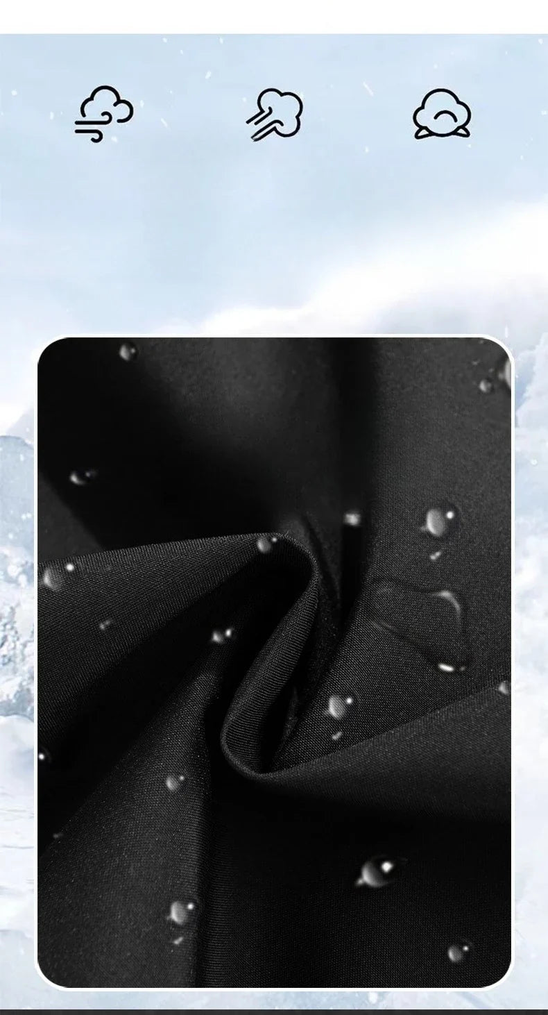 New Three-in-one Outdoor Jackets Simple Fashion Suitable Men Women Wear Waterproof Breathable Fabric Camping Skiing Warm Jacket