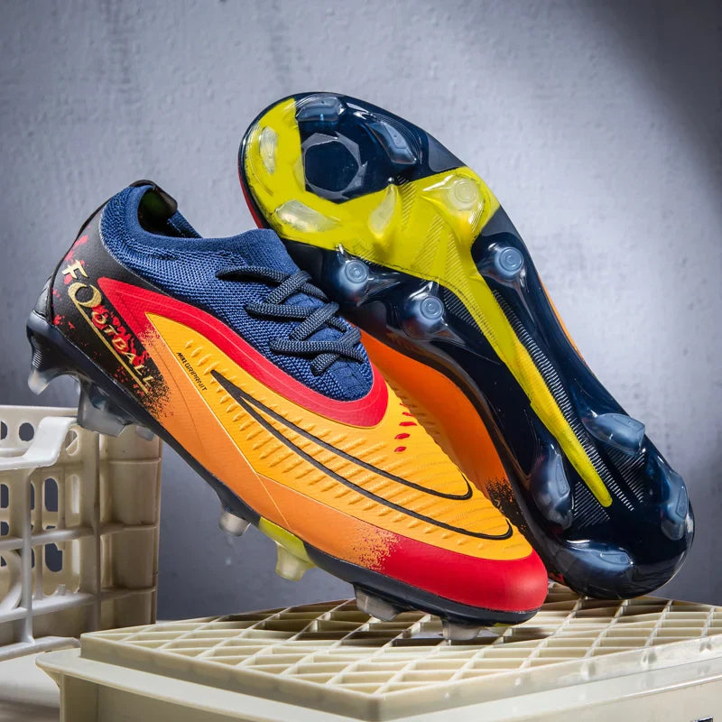 New Men Soccer Shoes Professional Sneakers Match Comfortable Football Boots Non-Slip TF/FG Ankle Boys Sports Shoes Unisex