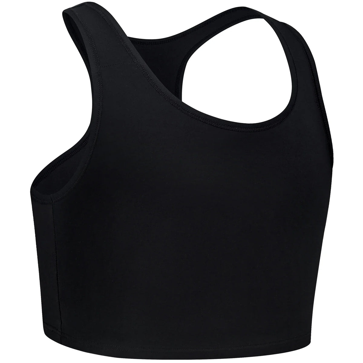 XUJI Transgender FTM Breathable Half Chest Binder Tank Top