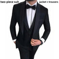 Mens 3 Piece Casual Tuxedos for Wedding
