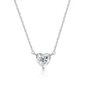 1-3Carat Heart Cut Moissanite Pendant Necklace for Women S925 Silver 18k Gold Plated Solitaire Necklace Jewelry Anniversary Gift