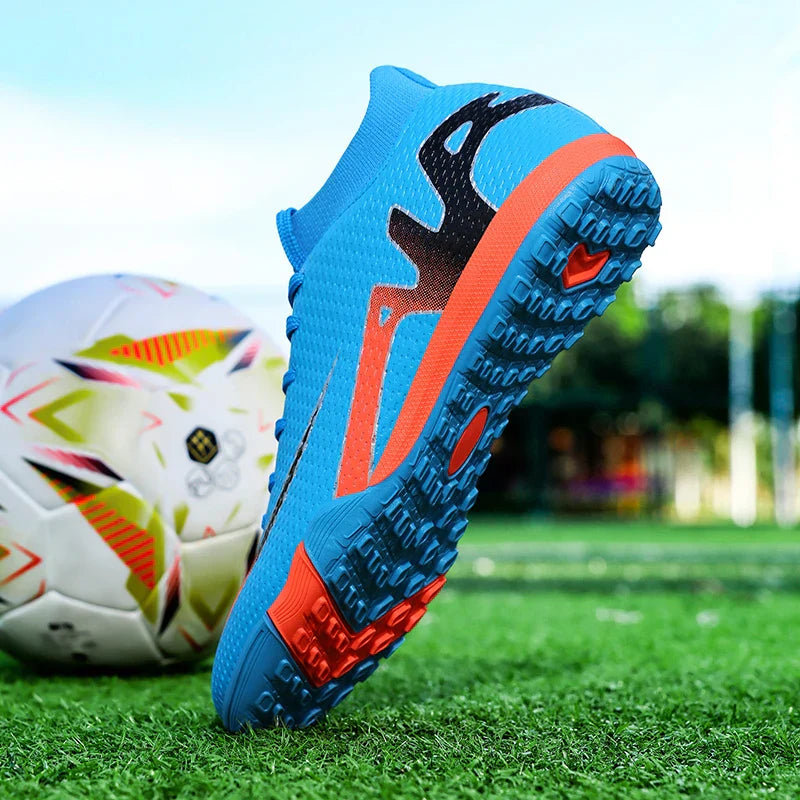 New Men Football Boots Grass Cleats High-top Non-Slip Soccer Shoes Futsal Sneakers High-quality Match Indoor Hot-selling Outdoor