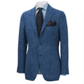 Men's Suit Herringbone Blazer Prom Tuxedos Wool Tweed Single Breasted Formal Bussiness/Wedding Jacket（Only Coat）