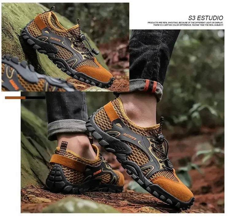 Wear-resistant Shoes for Men Hiking Shoes Jogging Trekking Sneakers Fast Zapatos Outdoor Hombre Invierno Outdoor Anti-slip