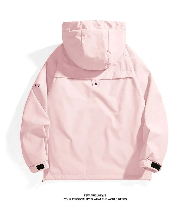 Unisex Waterproof Running Jacket Autumn Windproof Windbreaker Hiking Camping Trekking Outdoor Jackets Men Women Coats