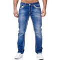New men's double line jeans, casual denim trousers - the best choice for everyday wear