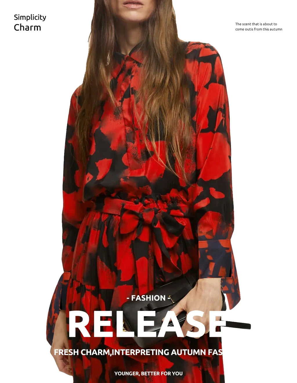 Elegant Women Blouse Tops Fashion Long Sleeve Shirts Blusas Vintage Stylish OL Work Shirt Female Red Blouses