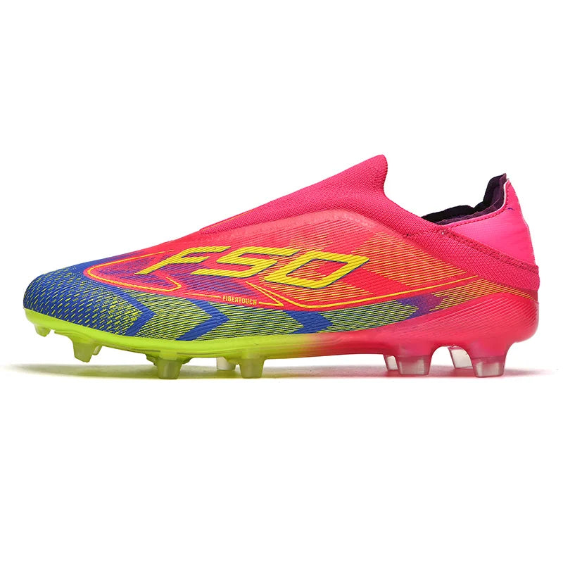 Men Society Soccer Shoes Cleats FG/TF Professional Original Women Football Boots Grass Indoor Training Unisex Non Slip Sneaker