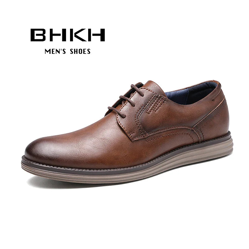 Male Sneakers Autumn/Winter traf Leather Men Casual Shoes Business Work Office Lace-up Dress shoes For Men Size47