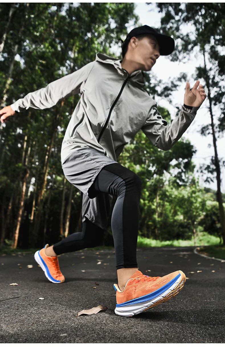 Men's Running Shoes Luxury shoes Couple Outdoor Sneakers Cushioning Breathable Mesh Off-road Trainer Shoes Race Non-Slip Fashion