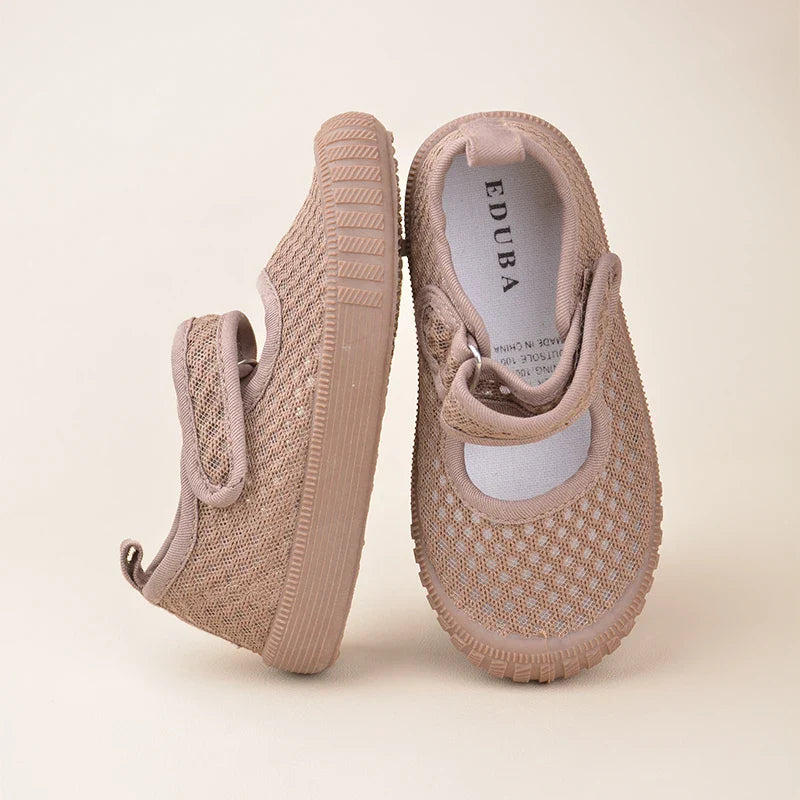 Popular Kids Summer Breathable Mesh Sneakers Toddlers Daily Flat School Walking Running Sports Shoes EY8275