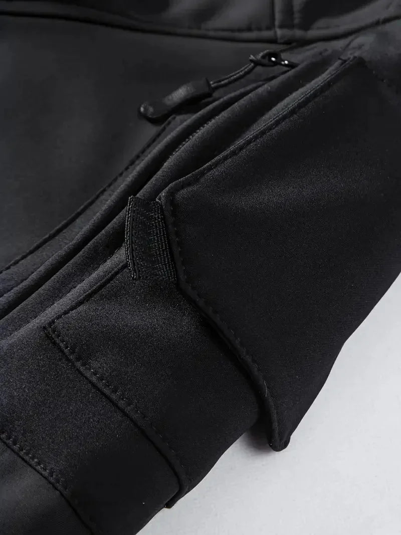 Autumn WinterTactical Jackets Men Cargo Military SoftShell Waterproof Windproof Hooded Jackets Outdoor Functional Multi-pockets