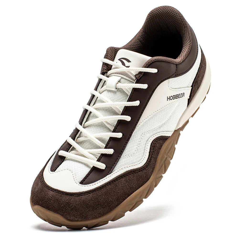 Wide Width Hiking Shoes Unisex Trekking Trail Running Sneakers Retro Non Slip Lace-Up Walking Shoes