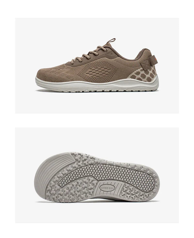 Knit Barefoot Shoes Unisex Zero Drop Wide Toe Sneaker Minimalist Breathable Causal Walking Shoes