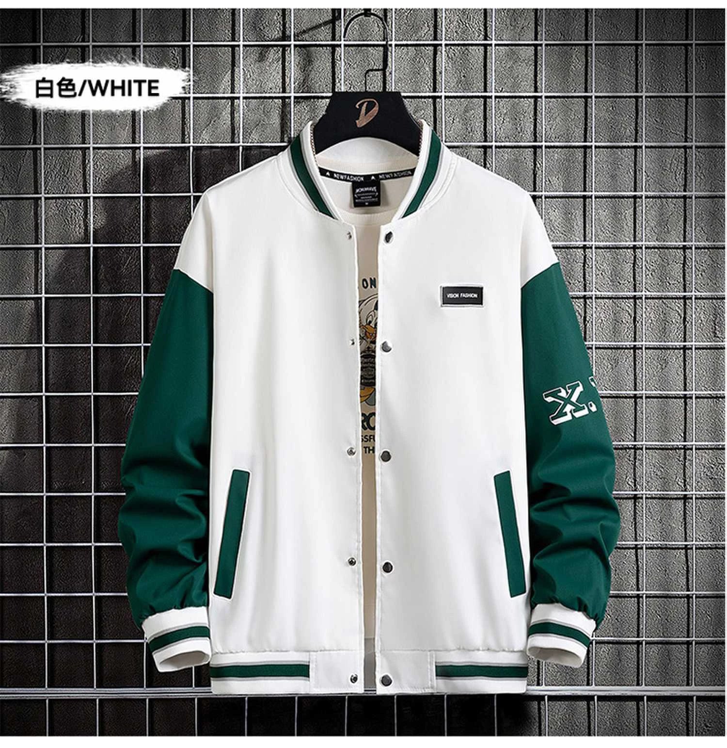 10XL Plus Size Baseball Jacket Men Fashion Casual Patchwork Jacket Coat Male Varsity Jacket Coat Big Size 10XL