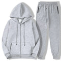 2025 Newest Men's Autumn Winter Collection Zip Hooded Sweatshirt and Trouser Two Piece Tracksuits
