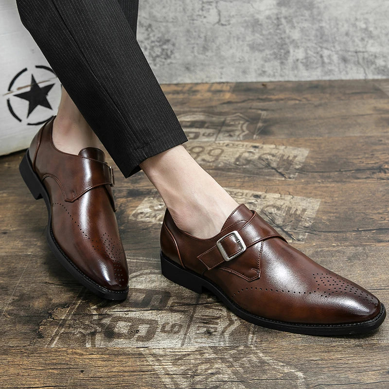 Men’s Wedding Party Dress Shoes – Classic Formal Leather Footwear EU 40–48