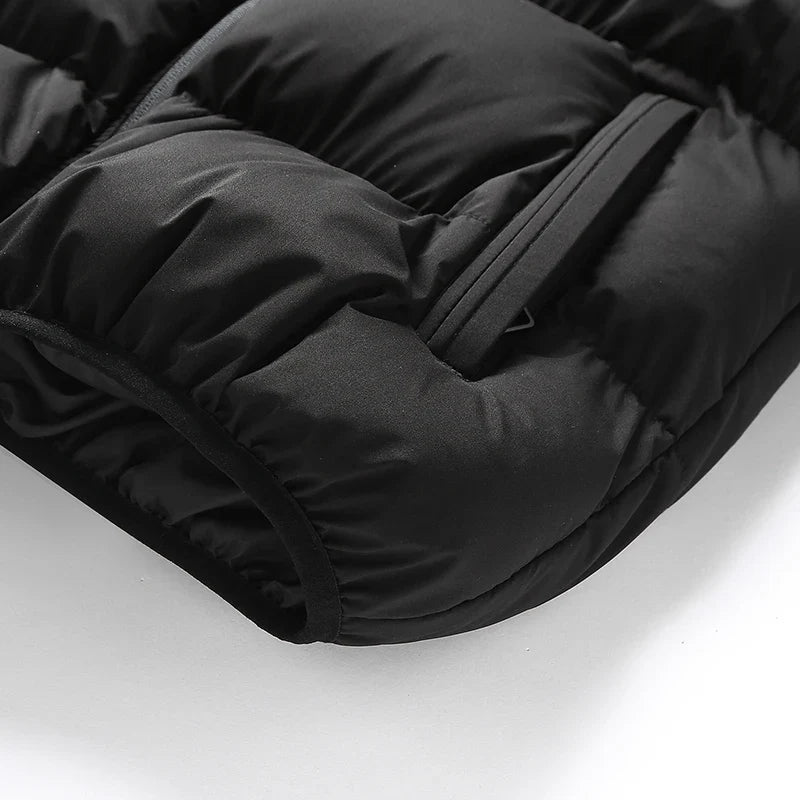 Mens Vest Jacket Warm Sleeveless Jackets Winter Waterproof Zipper Coat Autumn Stand-up Collar Casual Waistcoat Brand Clothing