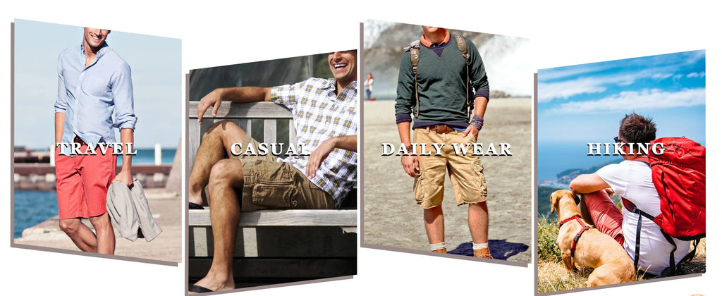 Below Knee Length 3/4 Long Shorts Men's Outdoor Capri Pants Multi Pocket Summer Twill Work Cargo Pants Man