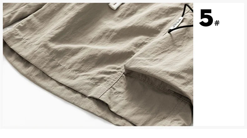 2024 Summer Thin Shorts for Men Cargo Pants Side Pockets Baggy Joggers Bermuda Knee Basketball Short Pant Male M-4XL