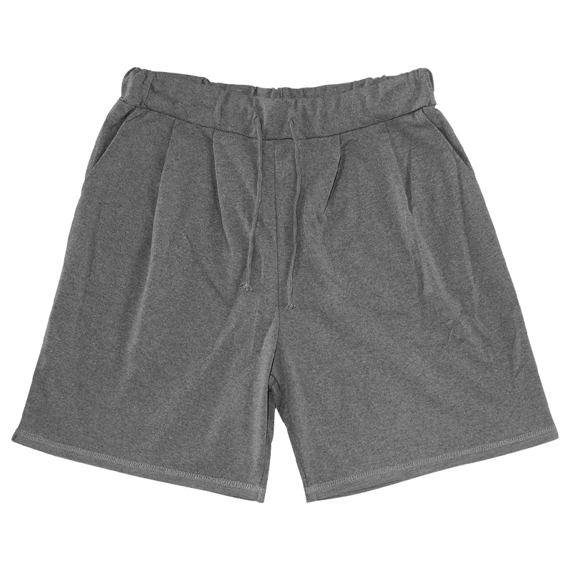 2024 Summer New Men's Set Japanese Style Plus Size Casual Loose Sports Suit Short Sleeve T-shirt Shorts Two-piece Men's Clothing