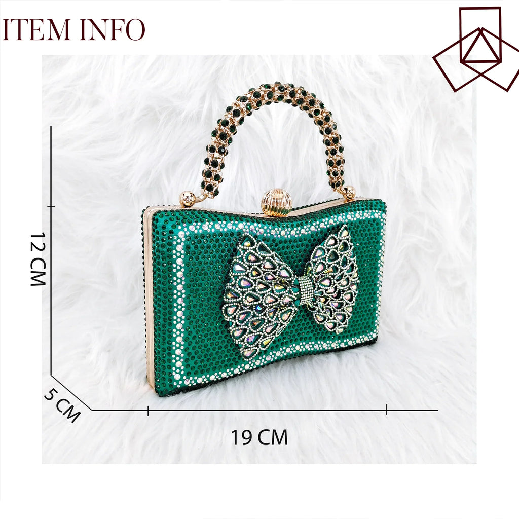 princess style  Young Girl Rhinestone-encrusted Bag & Comfortable  High Heels