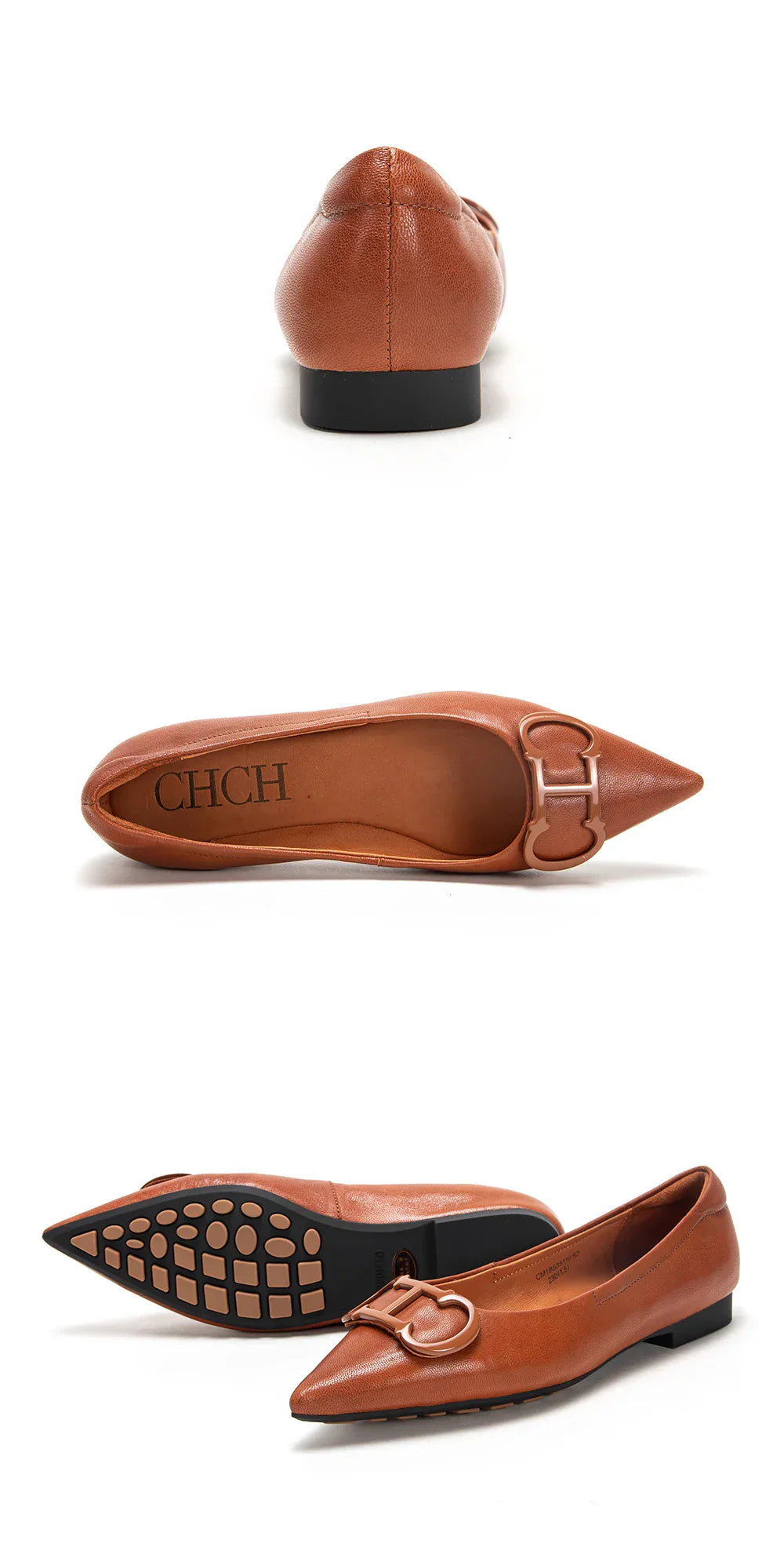 Pointed Toe Design Pure Simple Women's Flat Shoes Wear Comfortable Fashion Solid Women's Casual Shoes Vintage Classic