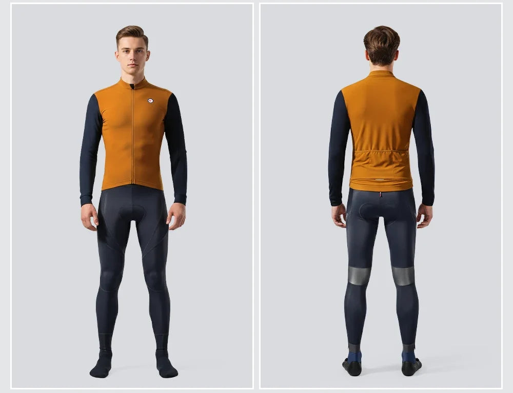 Men Cycling Jacket Winter Thermal Fleece Windbreaker UPF 50+ Sun Protection MTB Bicycle Clothing Bike Coat Riding Windproof