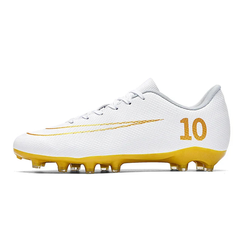Low Top Soccer Cleats Men Football Boots TF AG Boys Turf Indoor Training Shoes Breathable Lightweight Comfortable Sport Sneakers