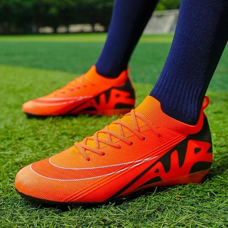 Men Soccer Shoes Unisex Football Boots Non-Slip Grass Outdoor Sports Shoes Breathable Training Sport Ultralight Drop Shipping