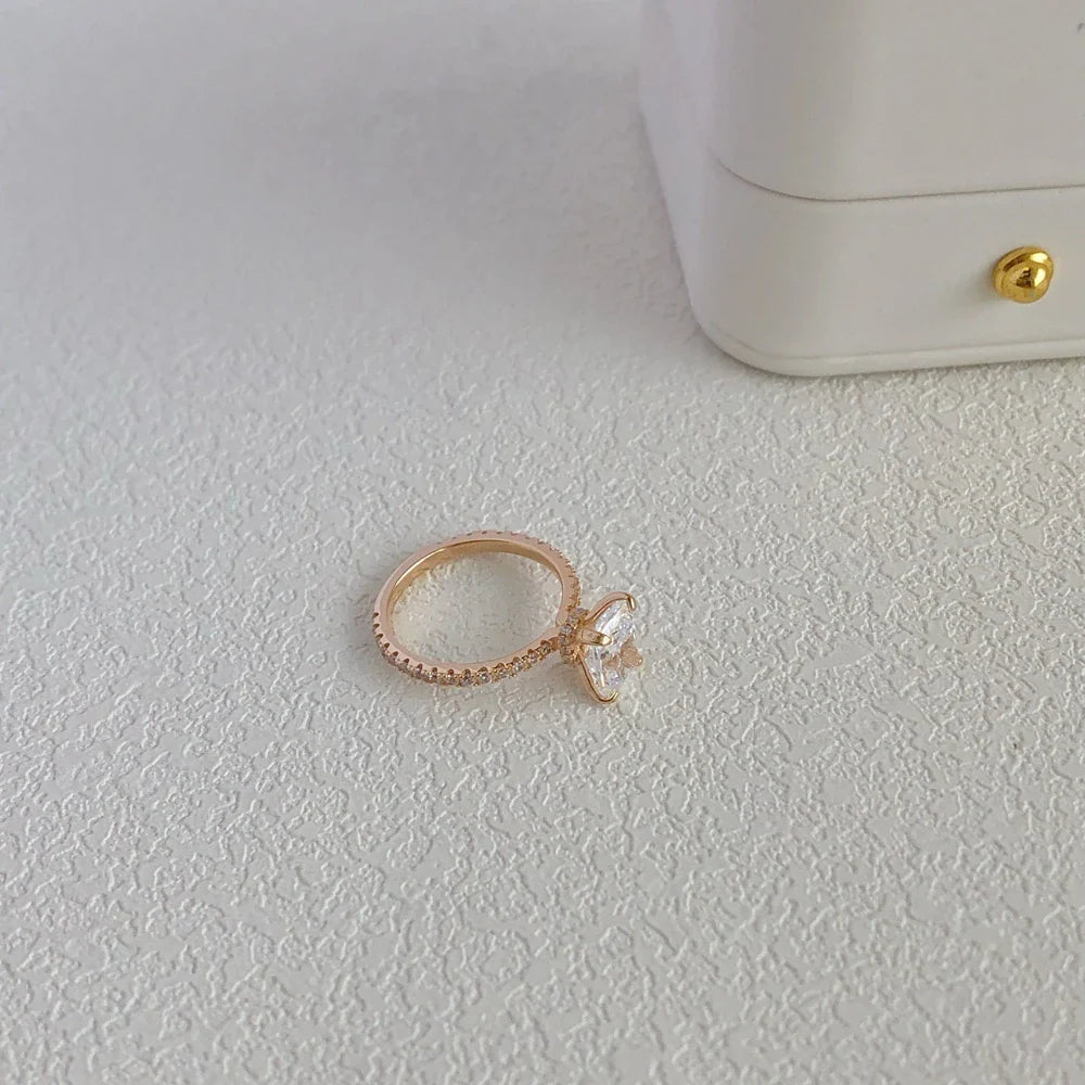 18K Gold Plated 925 Sterling Silver Crushed Ice Cut Lab Sapphire Gemstone Wedding Party Fine Jewelry Rings Wholesale