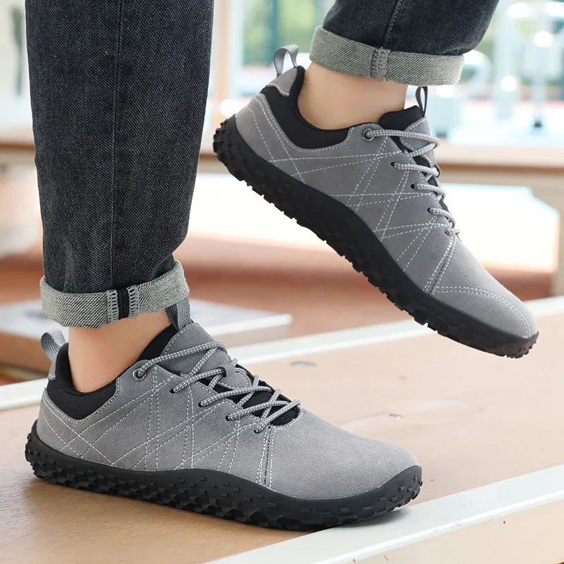 Outdoor Wide Toe Barefoot Men Hiking Shoes Minimalist Walking climbing Shoes Comfort Breathable Zero Soles Man Casual Sneakers