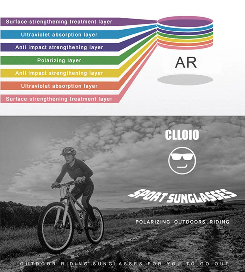 CLLOIO Anti-glare Day Night Vision Glasses Men Women Polarized Driving Sun Glasses Square Aluminum Photochromic Sunglasses UV400