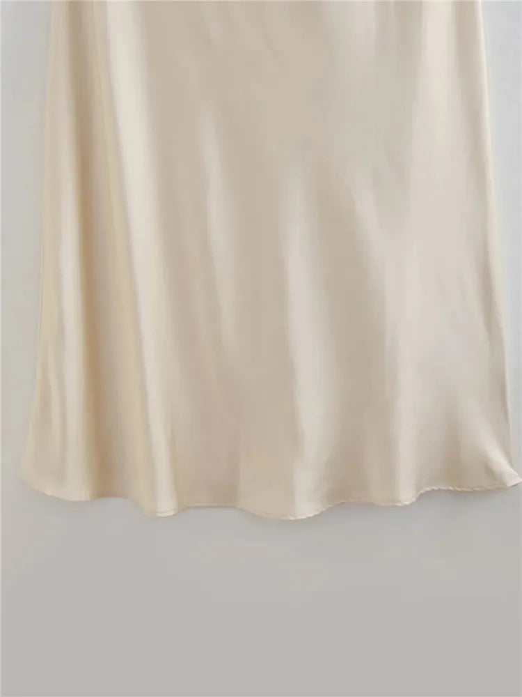 Flower Halter Dress Woman Off Shoulder Satin Long Dress