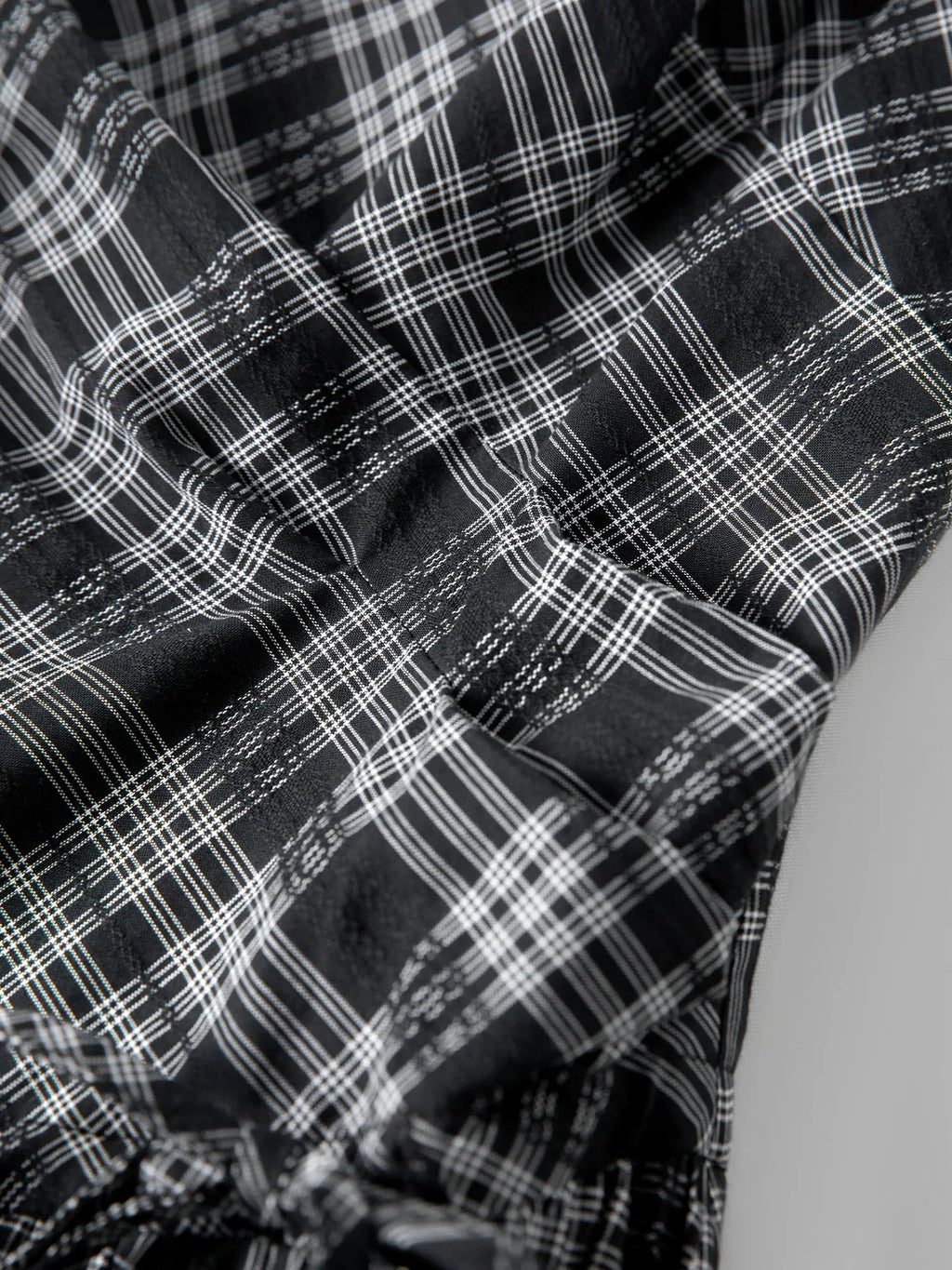 2026 Summer Women One Shoulder Asymmetrical Sleeveless Dress Plaid Check Midi Dress for Rebellious Prep & Vacation Style