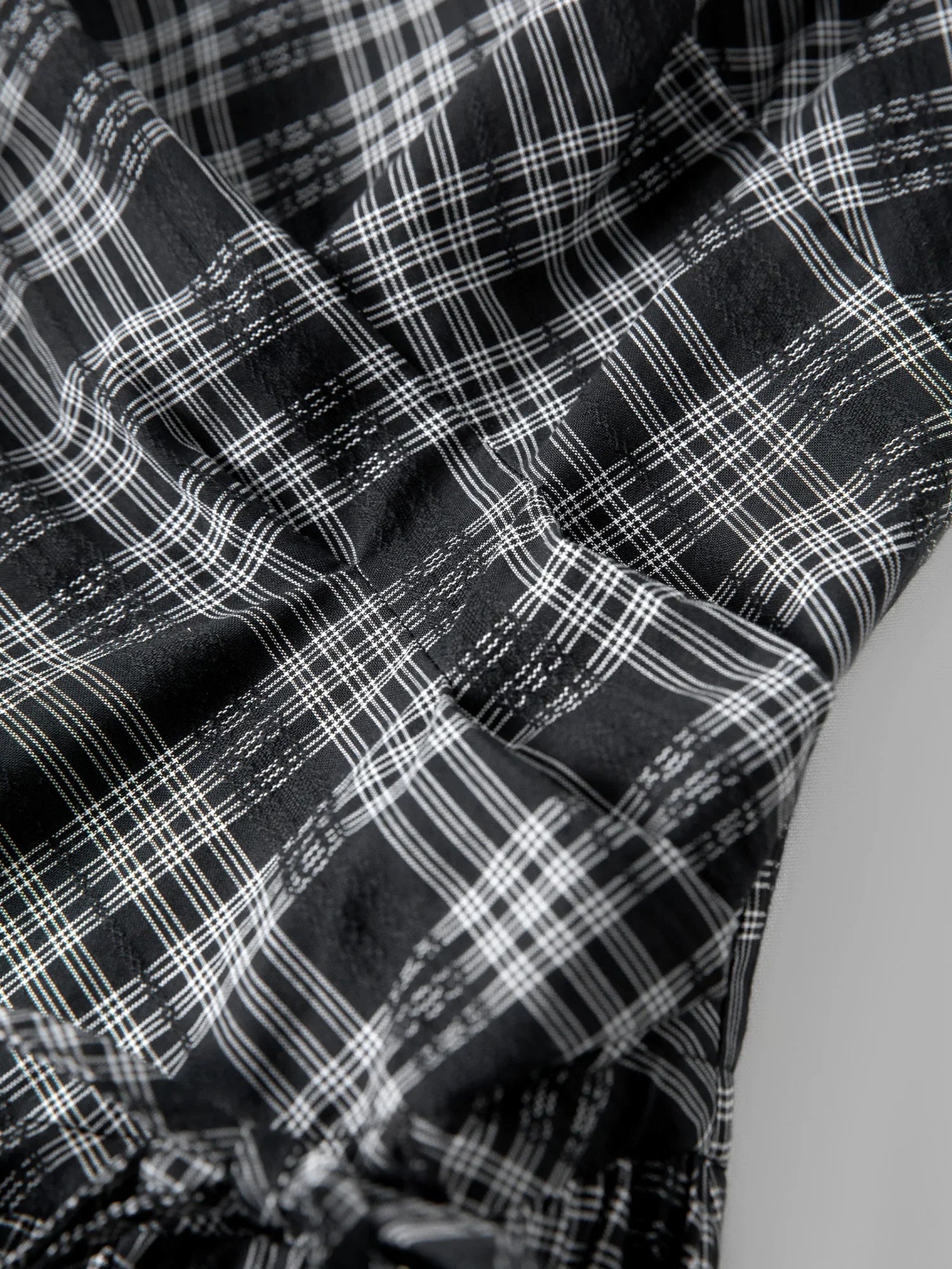 2026 Summer Women One Shoulder Asymmetrical Sleeveless Dress Plaid Check Midi Dress for Rebellious Prep & Vacation Style