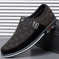 Men's Smart Casual Slip On Loafers With Assorted Colors, Dress Up Walking Shoes