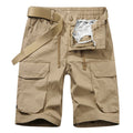 Men Spring Casual Tactical Cargo Shorts Men Multi Pocket Outdoor Shorts Men Breathable Sports Workout Daily Wear Male Shorts
