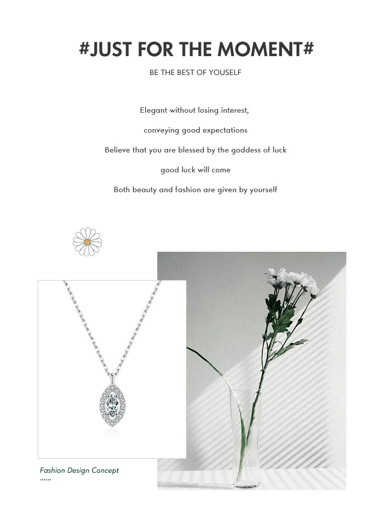 925 Sterling Silver Rhombus Sparkling Zirconia Pendant Necklace Trendy Gold Color Link Chain For Women Fine Jewelry Gifts