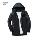 Women Autumn Trekking Jacket Outdoor Hiking Rain Coat Windbreaker Waterproof Hooded Camping Cycling Climbing Warm