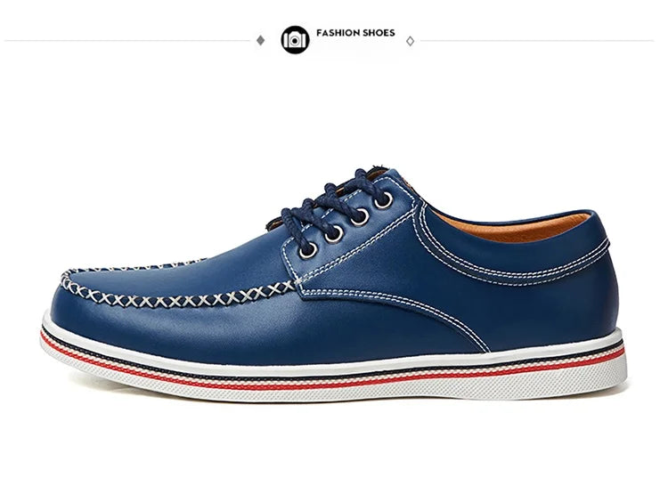 Men's casual business shoes flat shoes men's shoes handmade casual shoes British business people dress casual shoes plus size 47