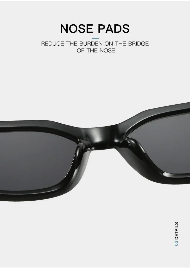 Vintage Square Luxury Small Frame Sunglasses Men Women Rectangle Brand Design Fashion Square Sun Glasses Shades Vintage Glasses