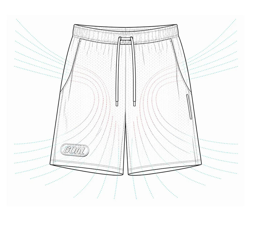 Men's American Workwear Mesh Ice Cool Breathable Short Thin Loose Outdoor Sports Fitness Casual Summer Training Bottoms
