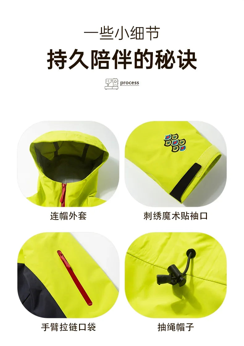 2026 Storm Jacket Outdoor Fashion All-in-one Fishing Men's Travel Camping Sports Skiing Storm Climbing Trend Storm Jacket