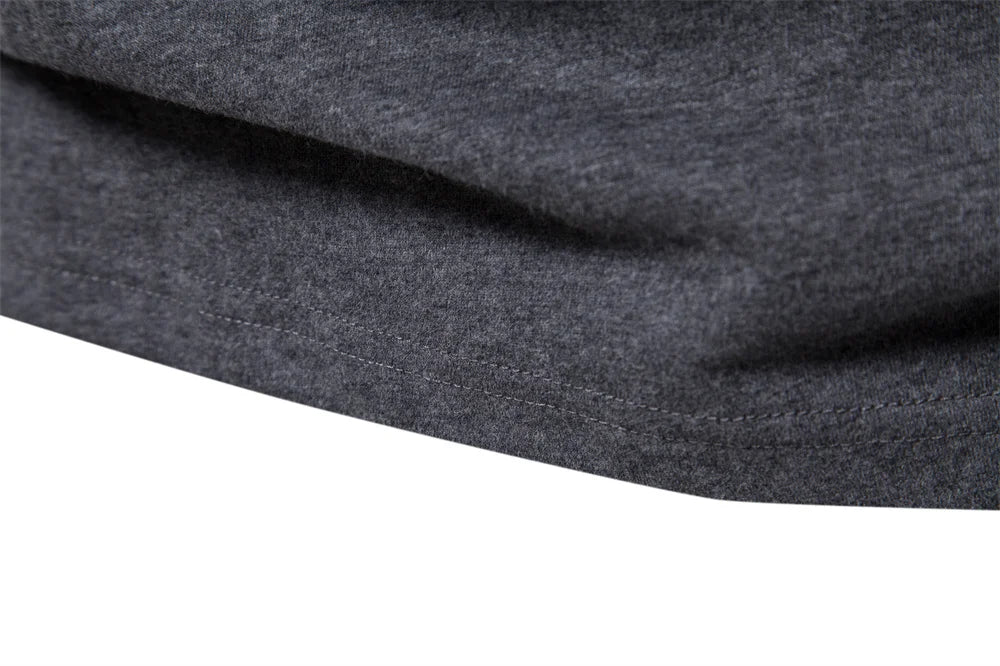 100% Cotton Long Sleeve Men's T-shirt Solid Color Letter Print Casual T shirts for Men New Spring Tops Tee Men Clothing