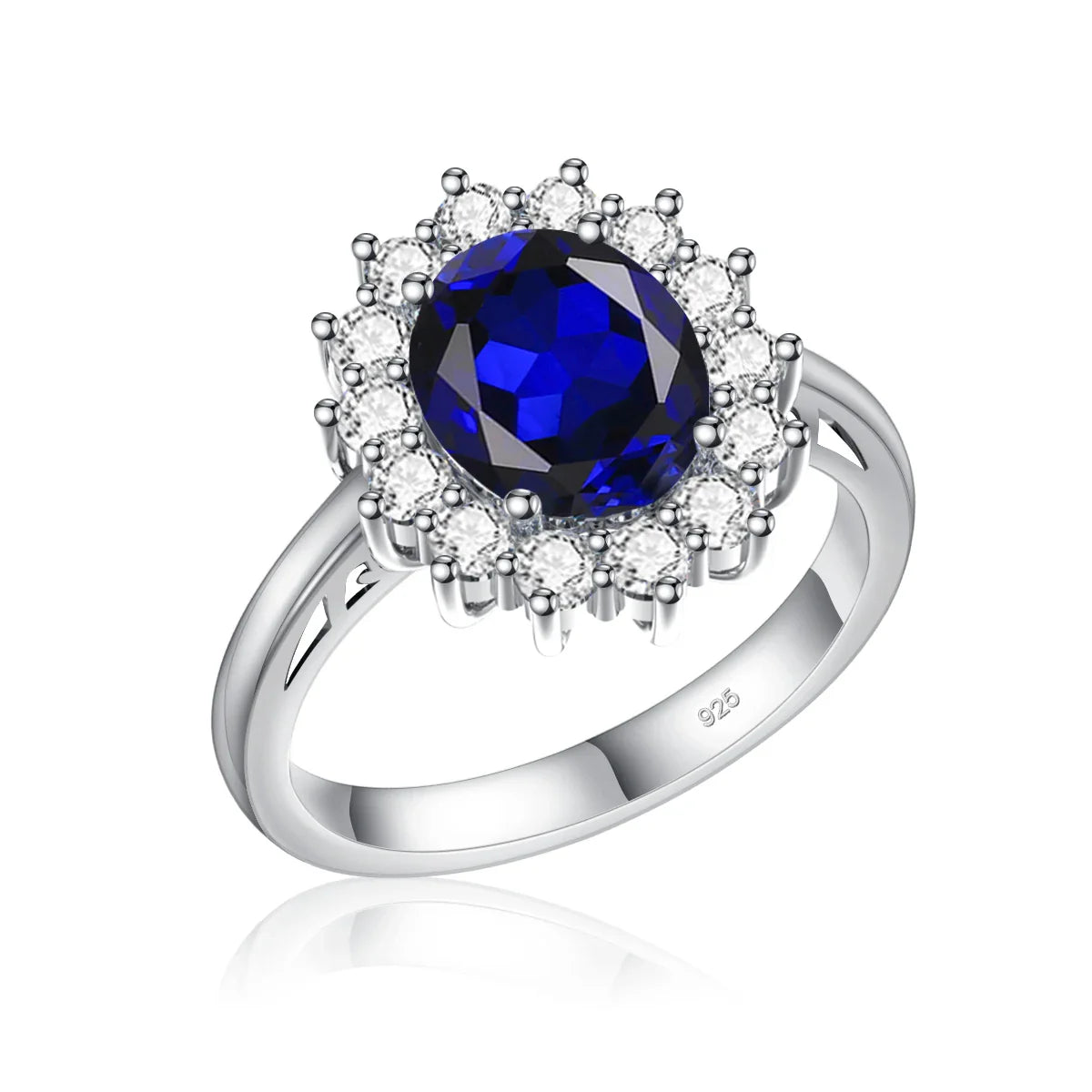 Princess Diana Gold Emerald Ring Women Oval Stone 8*10mm Trending Victoria Jewelry luxury Engagement Gift High Quality