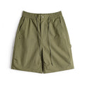 Vintage Mountain Series Lightweight Cargo Shorts Retro Double Knee Wide Leg Logger Style Outdoor Camping Men Summer