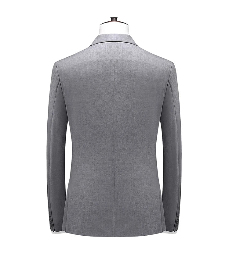 2025 Brand Fashion Men Double Breasted Tuxedo Business Suit/Male Slim Fit  Korean Casual Clothing/Men's Casual Jacket Blazers